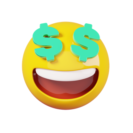 Emoji rico  3D Emoji