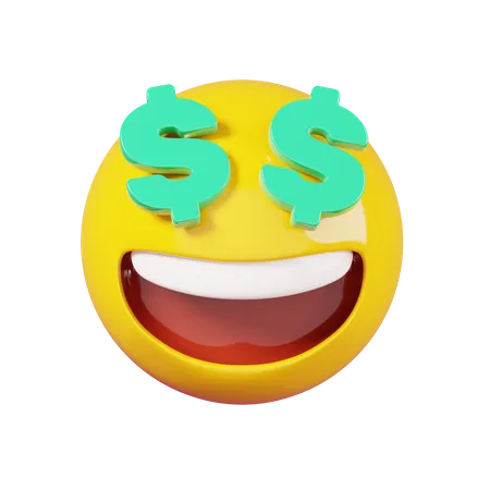 Emoji rico  3D Emoji