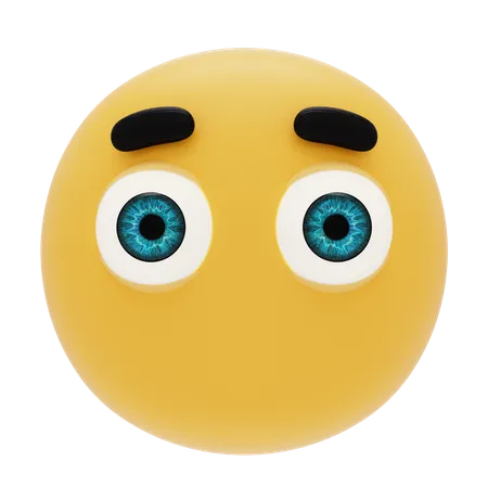 Emoji sans bouche  3D Icon