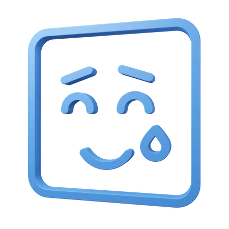 Emoji schüchtern  3D Icon