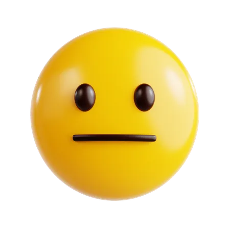 Emoji inexpressivo  3D Icon