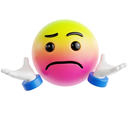 Emoji Shrugging Shoulders  3D Icon