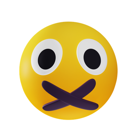 Emoji silencioso  3D Icon