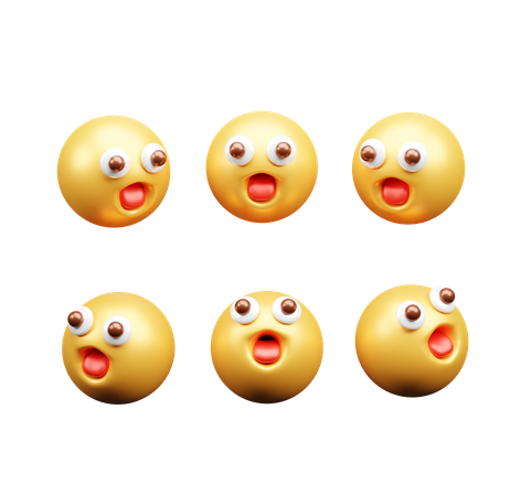 Emoji sorprendido  3D Icon