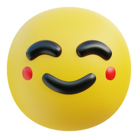 Sorriso emoji  3D Icon