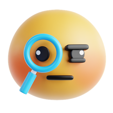 Emoji sospechoso  3D Icon