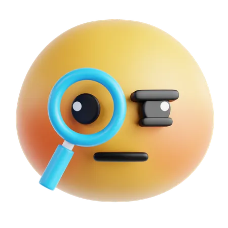 Emoji sospechoso  3D Icon