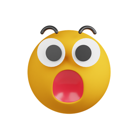 Emoji surpreso  3D Icon