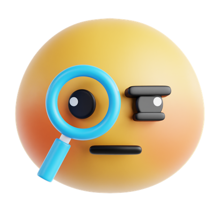 Emoji suspeito  3D Icon