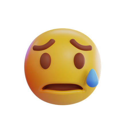 Emoji temeroso  3D Icon