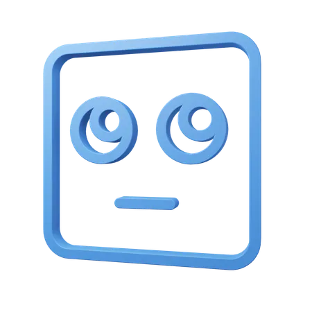 Emoji thinking  3D Icon