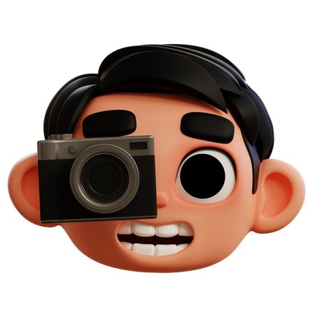 Emoji tirando foto  3D Icon
