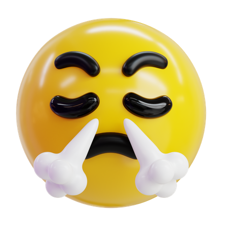 Emoji très en colère  3D Icon