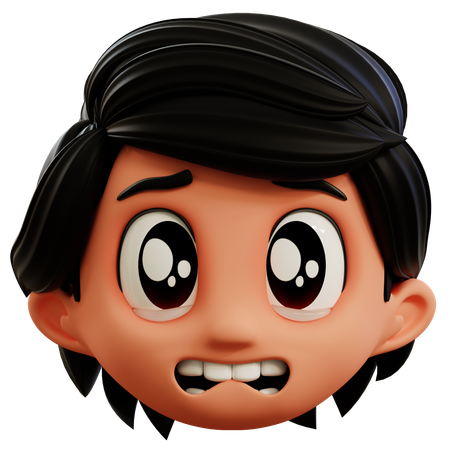 Emoji de menino triste  3D Icon