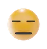 emoji visage sans expression