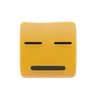 emoji visage sans expression