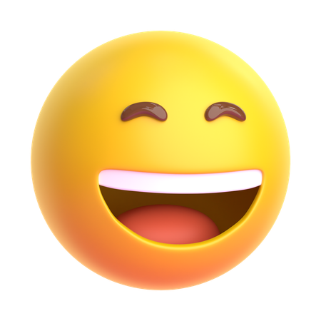 Emoji visage souriant  3D Icon