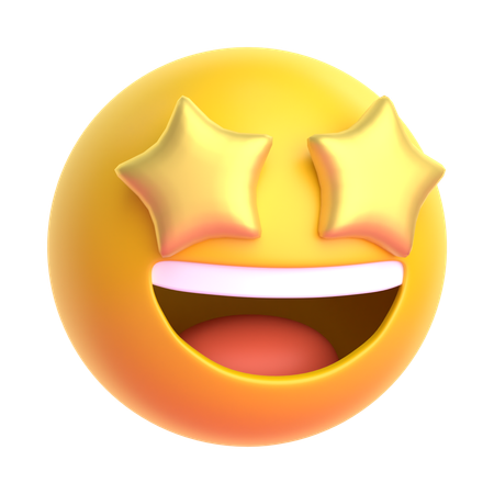 Emoji visage souriant  3D Icon