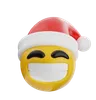 Emoji With Hat Santa