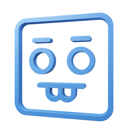 Emoji-Zähne  3D Icon