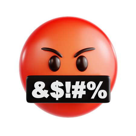 Emoji irritado  3D Icon