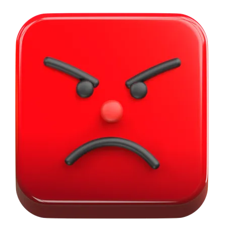 Emoji irritado  3D Icon