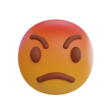Emoji irritado  3D Icon