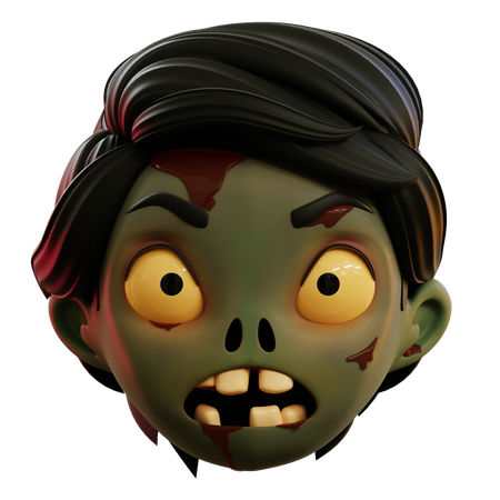 Emoji zombi  3D Icon