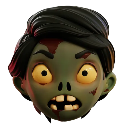 Emoji zombi  3D Icon