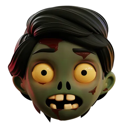 Emoji zombi  3D Icon