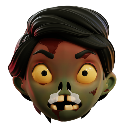 Emoji zumbi muito bravo  3D Icon