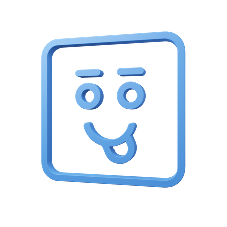 Emoji-Zunge  3D Icon