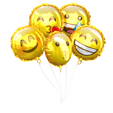 Emojis Balloons  3D Icon