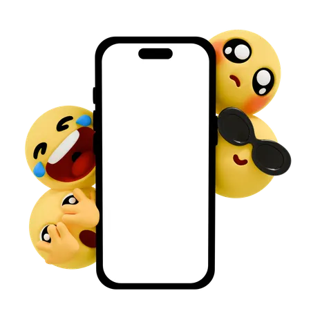 Emojis Peeking  3D Icon