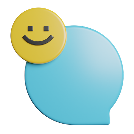 Emoticon Chat  3D Icon