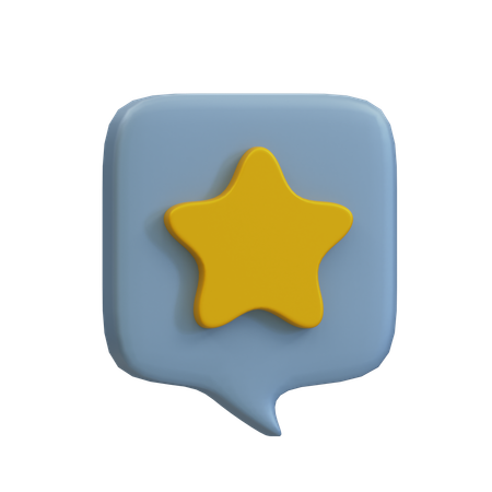 Estrela emoticon  3D Icon