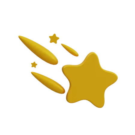 Estrella de emoticonos  3D Icon