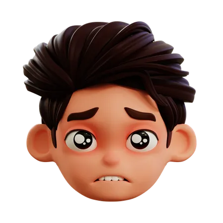 Emoticono muy triste  3D Icon