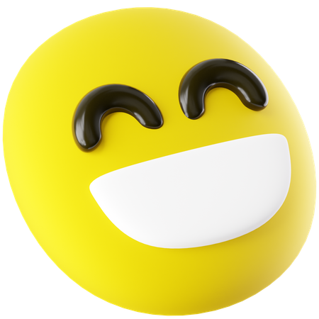 Emoticon Smile  3D Icon