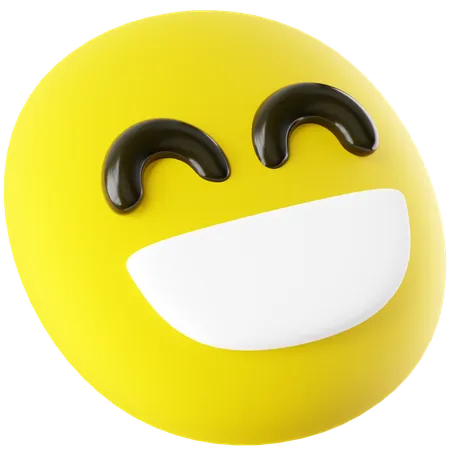Emoticon Smile  3D Icon
