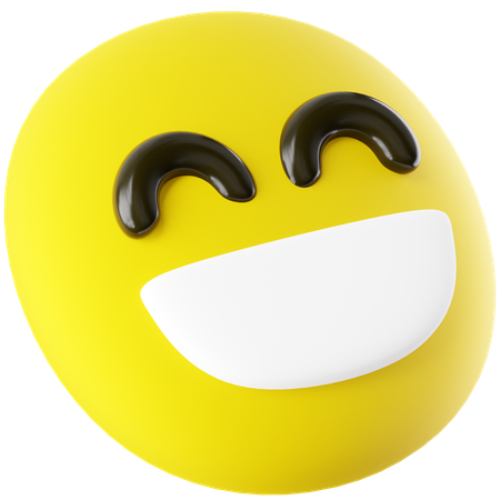 Sonrisa emoticon  3D Icon