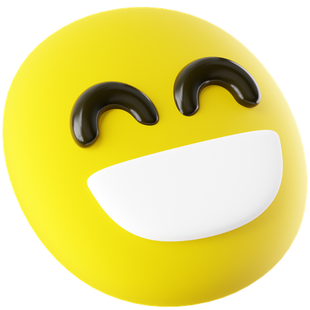 Sorriso emoticon  3D Icon