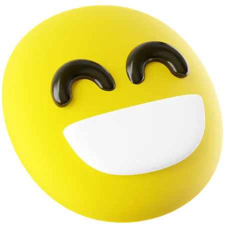 Sorriso emoticon  3D Icon