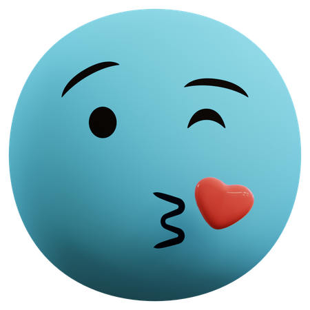Émoticône d'amour  3D Icon