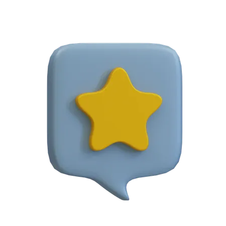 Étoile d'émoticône  3D Icon