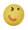 emoticono de cara parpadeante