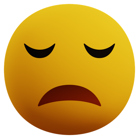 Emoticono horrible  3D Icon