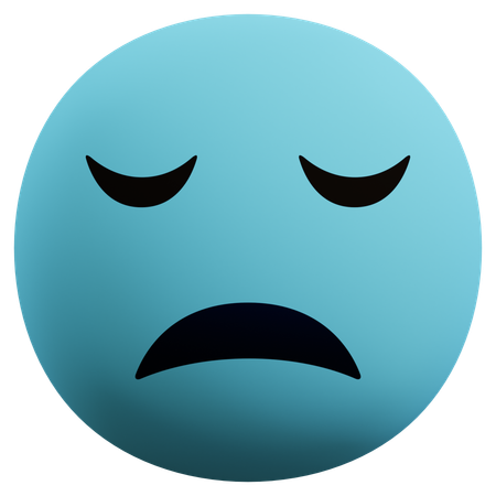 Emoticono horrible  3D Icon