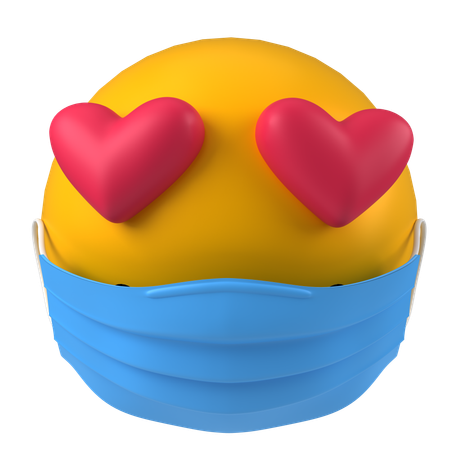 Emoticon de mascara  3D Icon