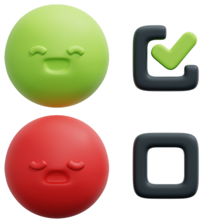 Emotion Selection  3D Icon